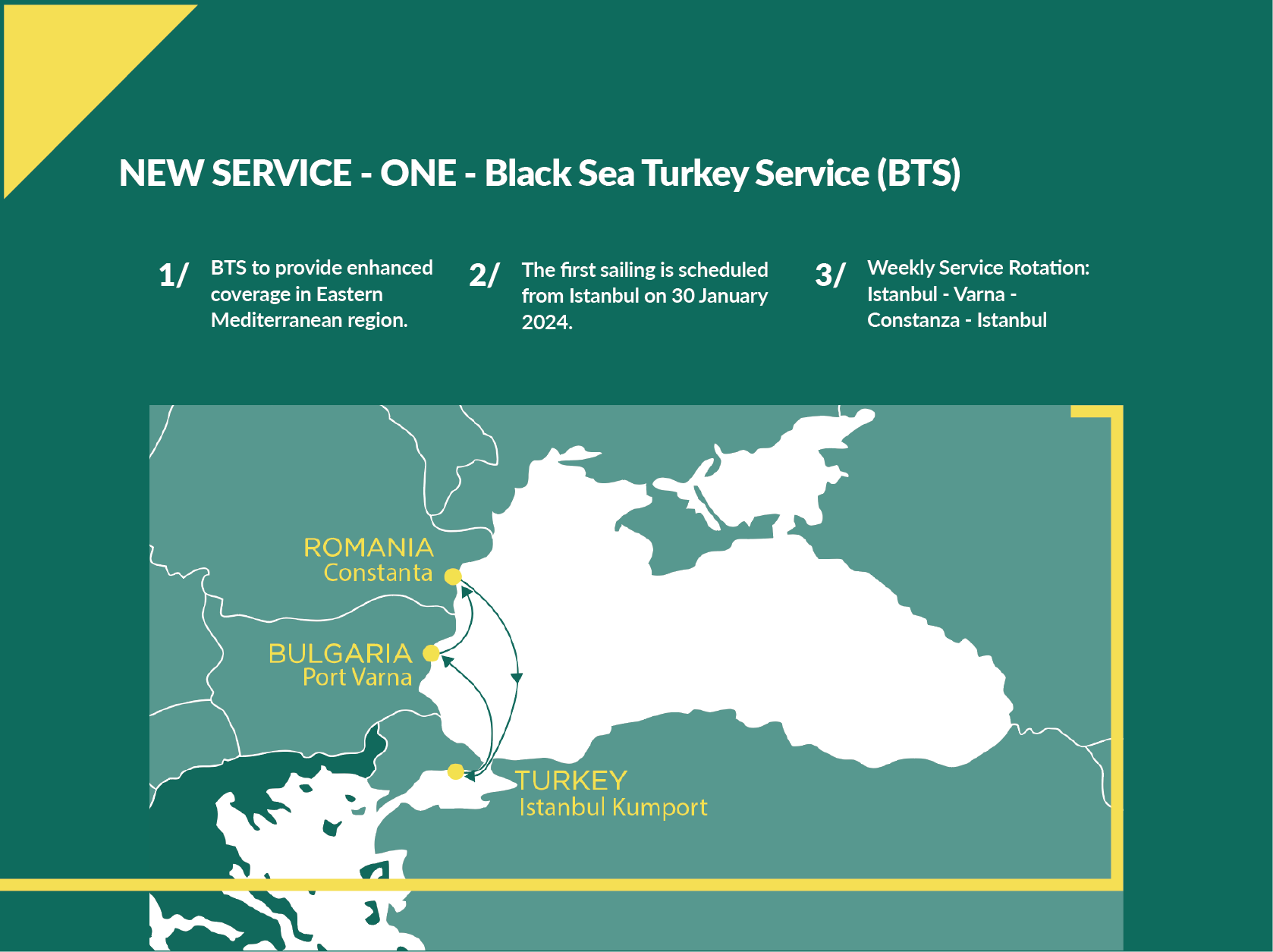 NEW SERVICE - ONE - Black Sea Turkey Service